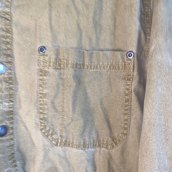 North River barn flannel chore shacket plaid Snap Up Outdoor M jacket - Picture 4 of 11